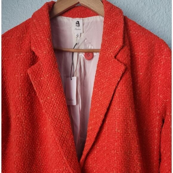 Anthropologie Flawless twill button front blazer jacket - Picture 4 of 9